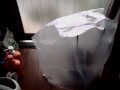 care with translucant bag at night ͔̑܂ŕی